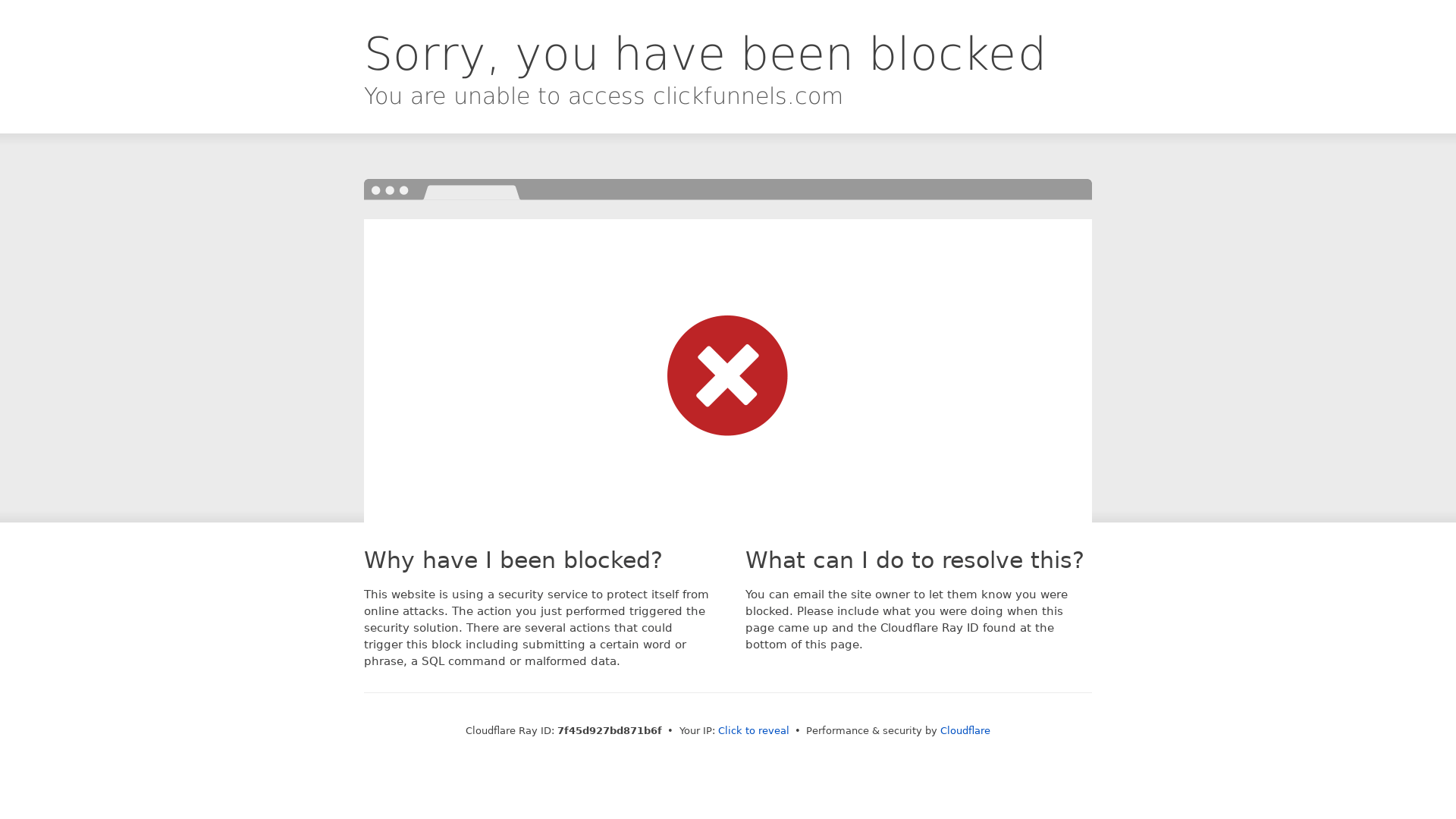 Screenshot of clickfunnels website