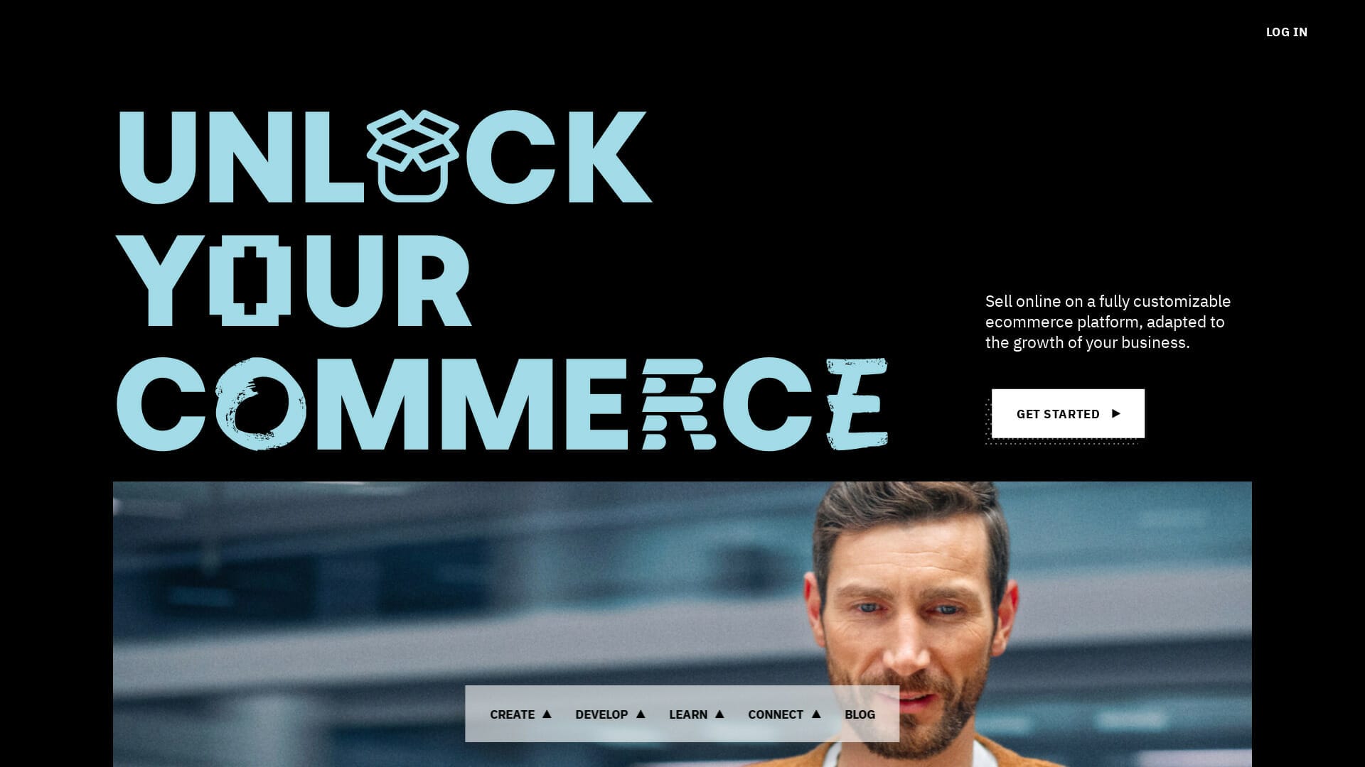 Screenshot of prestashop website