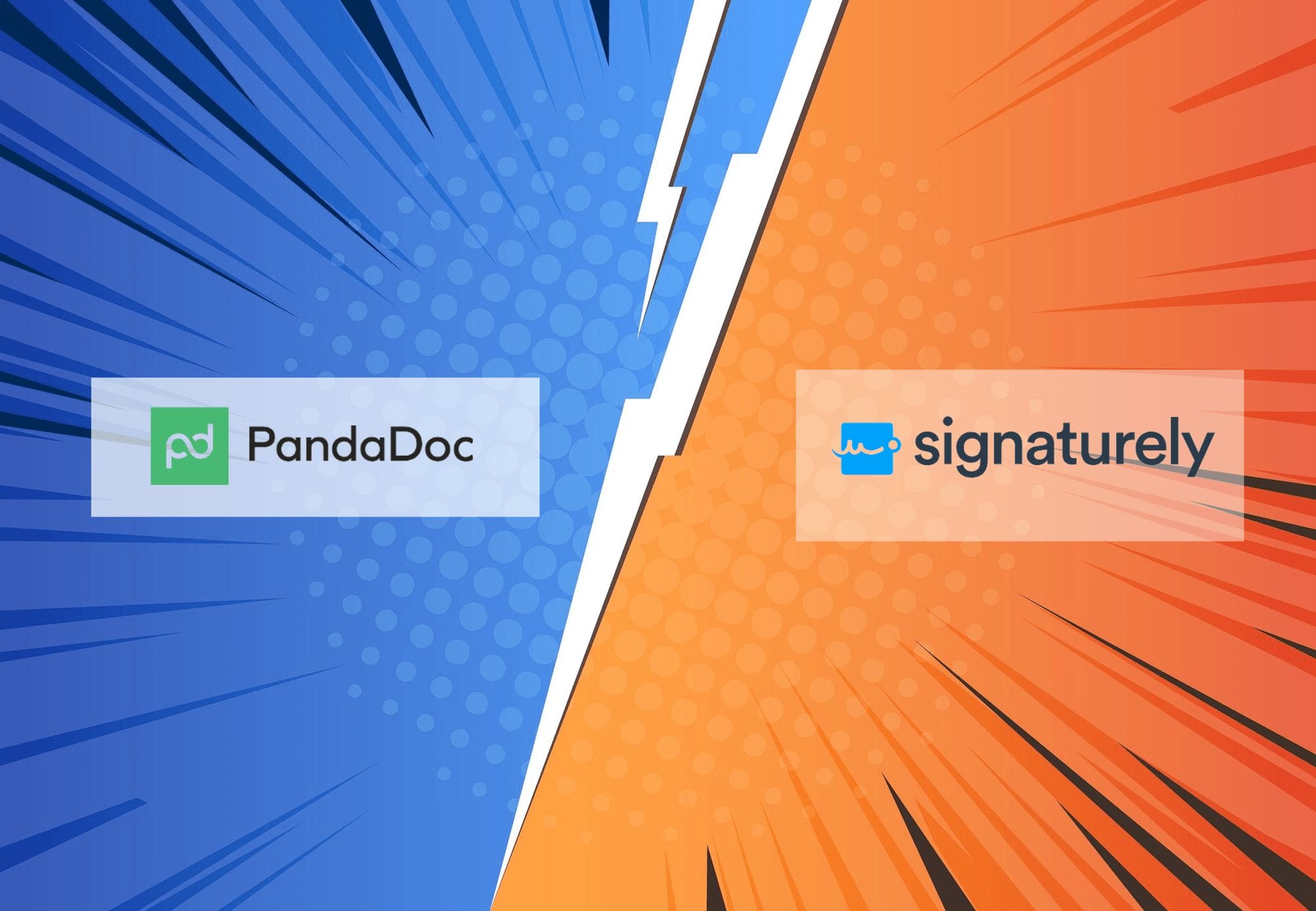 Comparison Review PandaDoc vs Signaturely: SaaS Battle for E-Signature Supremacy cover