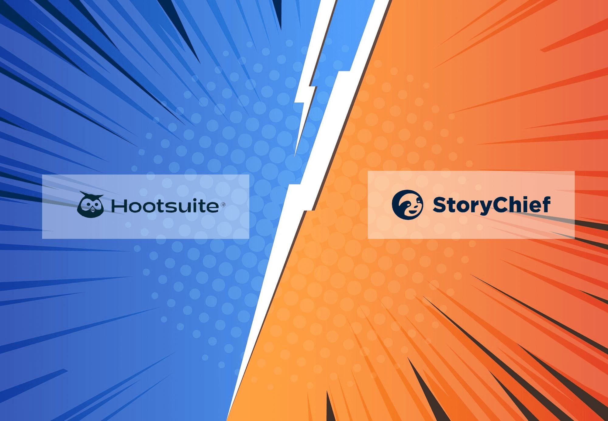 Comparison Review HootSuite.com vs StoryChief.com: SaaS Battle for Content Management Dominance cover