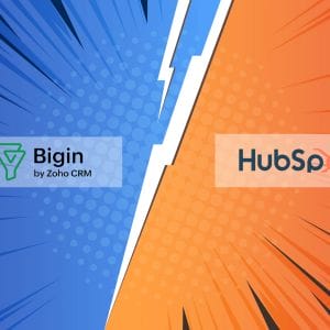 Comparison Review Bigin.com vs Hubspot.com: SaaS Battle of CRM Solutions cover