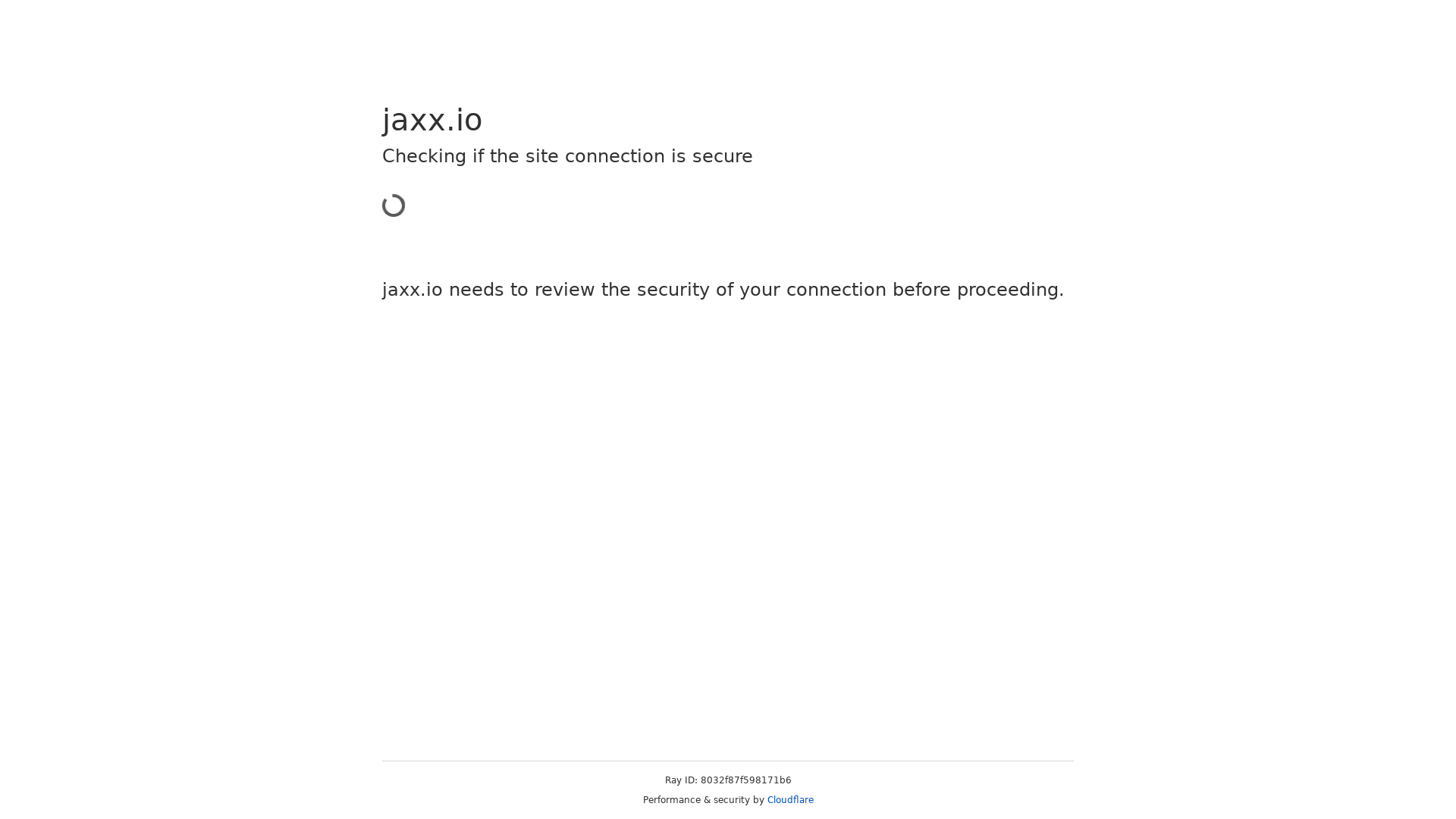 Screenshot of jaxx website